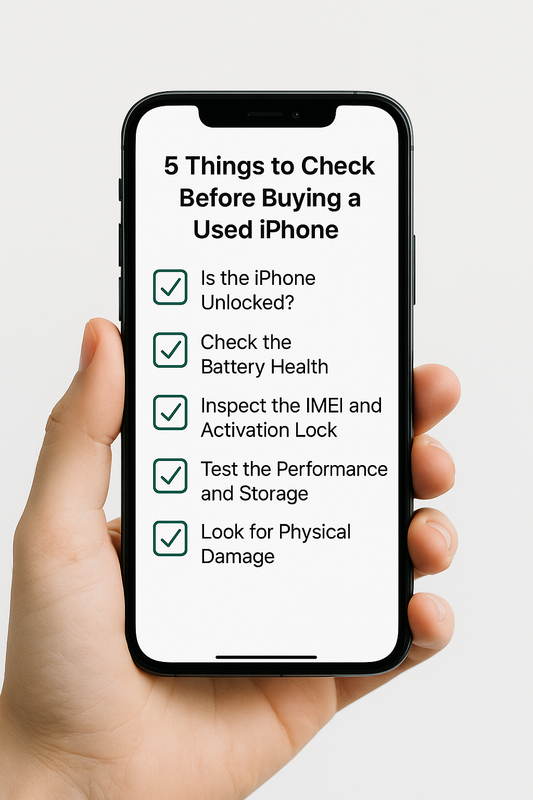 5 Things to Check Before Buying a Used iPhone